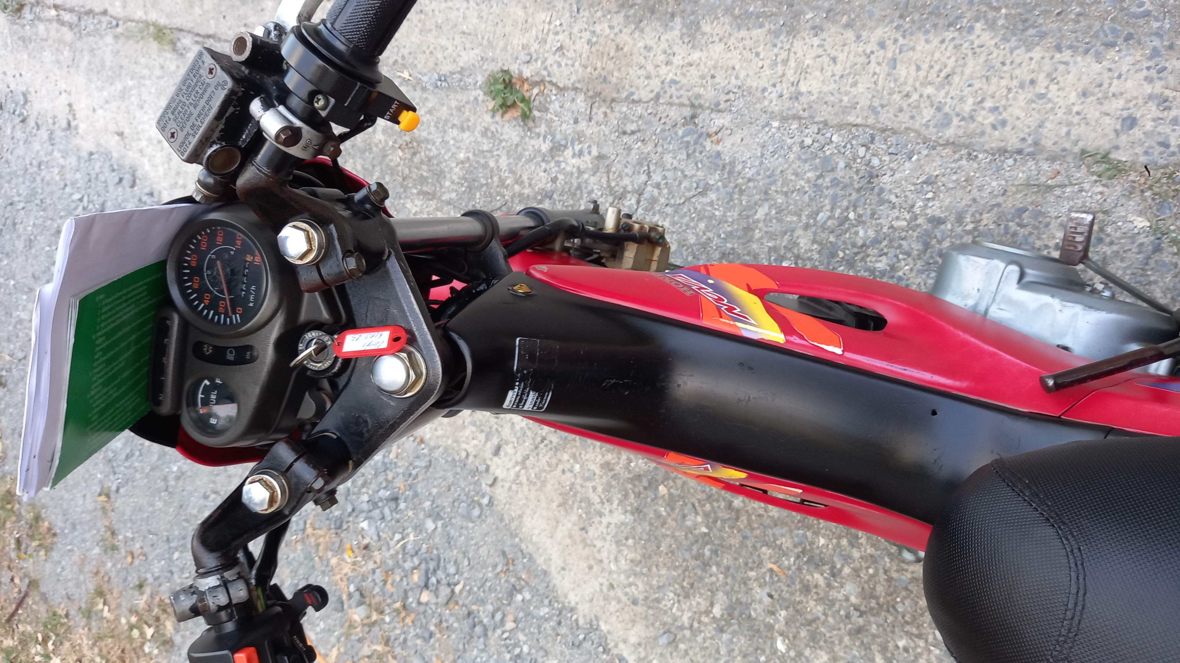 🛵ขายมอเตอร์ไซย์  HONDA Tena 110cc. สตาดมือ ภาษี65 รูปที่ 9