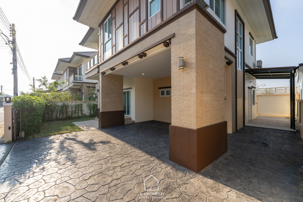 ขาย บ้านเดี่ยว สภาพใหม่ ฟรีผ้าม่าน ฟรีแอร์ แกรนด์ ล้านนา เมอริเดียน 180 ตรม. 56.8 ตร.วา ทำเลดี ติดถนนหลัก ถนนเชียงใหม่-สันกำแพงสายใหม่ รูปที่ 7