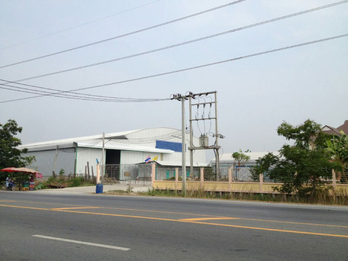 ขายโกดังใหญ่ 4-3-26 ไร่ ติดถนนลาดบัวหลวง-สองพี่น้อง (3422) จ.นครปฐม รูปที่ 3