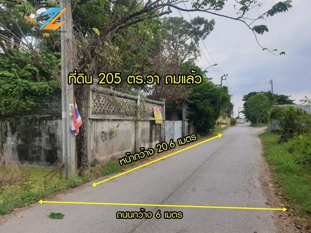 ขายที่ดินสี่เหลี่ยมผืนผ้าถมแล้ว 205 ตร.วา ซอยหลวงปู่ตรง ถ.สุภาพบุรุษ เลียบคลองทวีวัฒนา กรุงเทพฯ รูปที่ 1