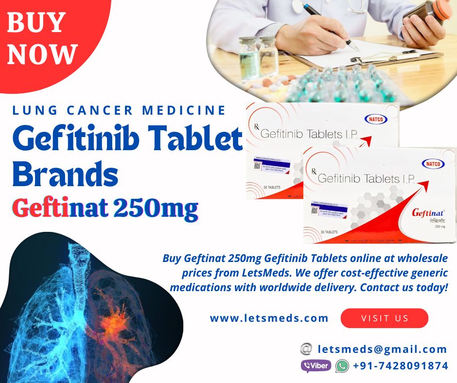 Gefitinib Tablet Price Online Geftinat 250mg Cost Wholesale รูปที่ 1