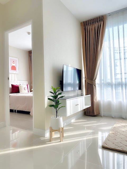 The Sky Sukhumvit nice spacious convenient 2nd floor BTS Udomsuk รูปที่ 1