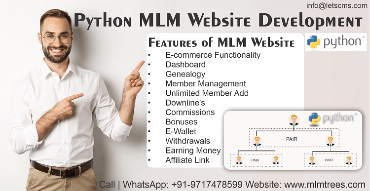 Unilevel Mlm Ecommerce Website Development in Flask Python | MLM Ecommerce Website Python รูปที่ 1