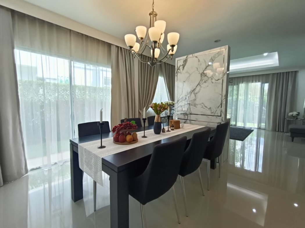 ขาย บ้านเดี่ยว Fully furnished  ชวนชื่น แกรนด์ ราชพฤกษ์ พระราม5 186 ตรม. 60.7 ตร.วา หน้าบ้านวิวสวน รูปที่ 4