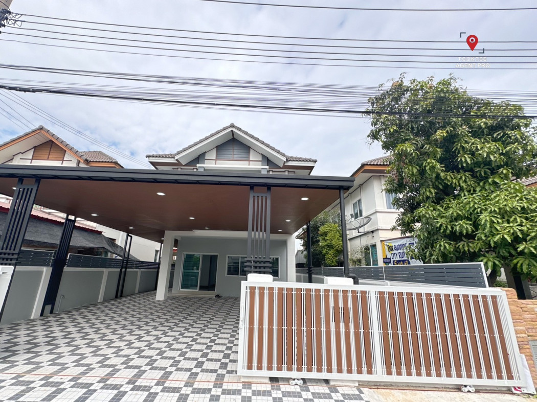 ขาย บ้านเดี่ยว รีโนเวทใหม่ พร้อมอยู่ วิสต้า วิลล์ ลำลูกกา คลอง 3 200 ตรม. 50.4 ตร.วา เดินทางสะดวก รูปที่ 2