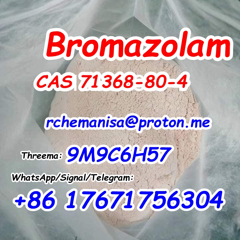 Tg@rchemanisa CAS 71368-80-4 Bromazolam Hot in Canada/USA รูปที่ 3