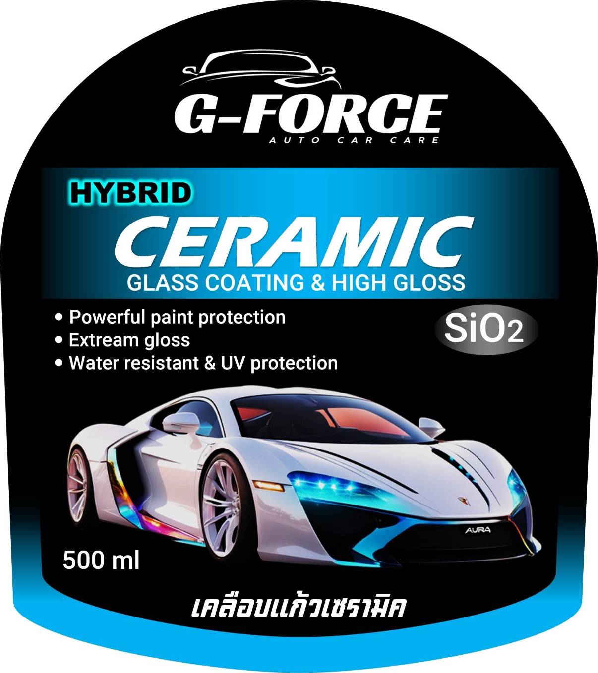 G-Force ผลิตภัณฑ์ดูแลรถยนต์ เคลือบแก้ว เคลือบเงา เคลือบเบาะ ทายางดำ เกรดพรีเมี่ยม คุณภาพดี ราคาถูก  พร้อมส่งทั่วประเทศ รูปที่ 6