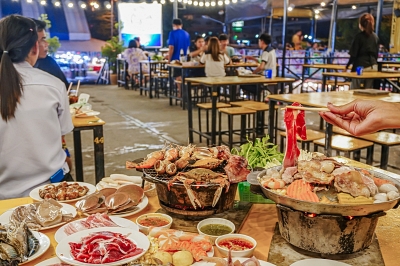 เซ้งร้านหมูกระทะ-ย่างเนย ตลาดโรงเกลือนวนคร ติดถนนใหญ่ มีที่จอดรถ รูปที่ 1