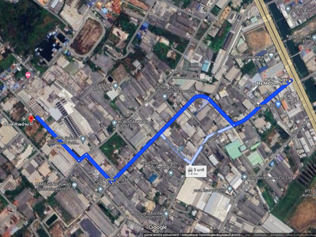 ขาย ที่ดิน เทศบาลบางปู 50 ขนาด 5 ไร่ 76 ตร.วา แปลงสวยสี่เหลี่ยม อยู่ในเขตอุตสาหกรรม เหมาะสร้างโรงงาน รูปที่ 3