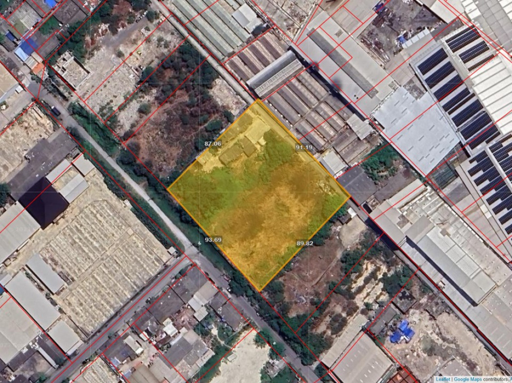 ขาย ที่ดิน เทศบาลบางปู 50 ขนาด 5 ไร่ 76 ตร.วา แปลงสวยสี่เหลี่ยม อยู่ในเขตอุตสาหกรรม เหมาะสร้างโรงงาน รูปที่ 2