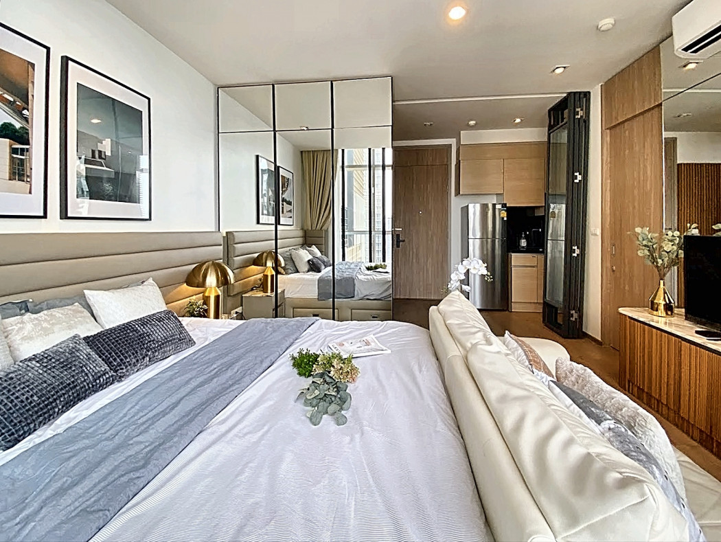 ขาย คอนโด Park 24 Phase 2 พร้อมพงษ์  ( พาร์ค 24 เฟส 2 พร้อมพงษ์ ) 30 ตรม. ตกแต่งด้วยเฟอร์นิเจอร์บิวอินอย่างสวย อยู่ชั้นสูงชั้น28 วิวสวย รูปที่ 3