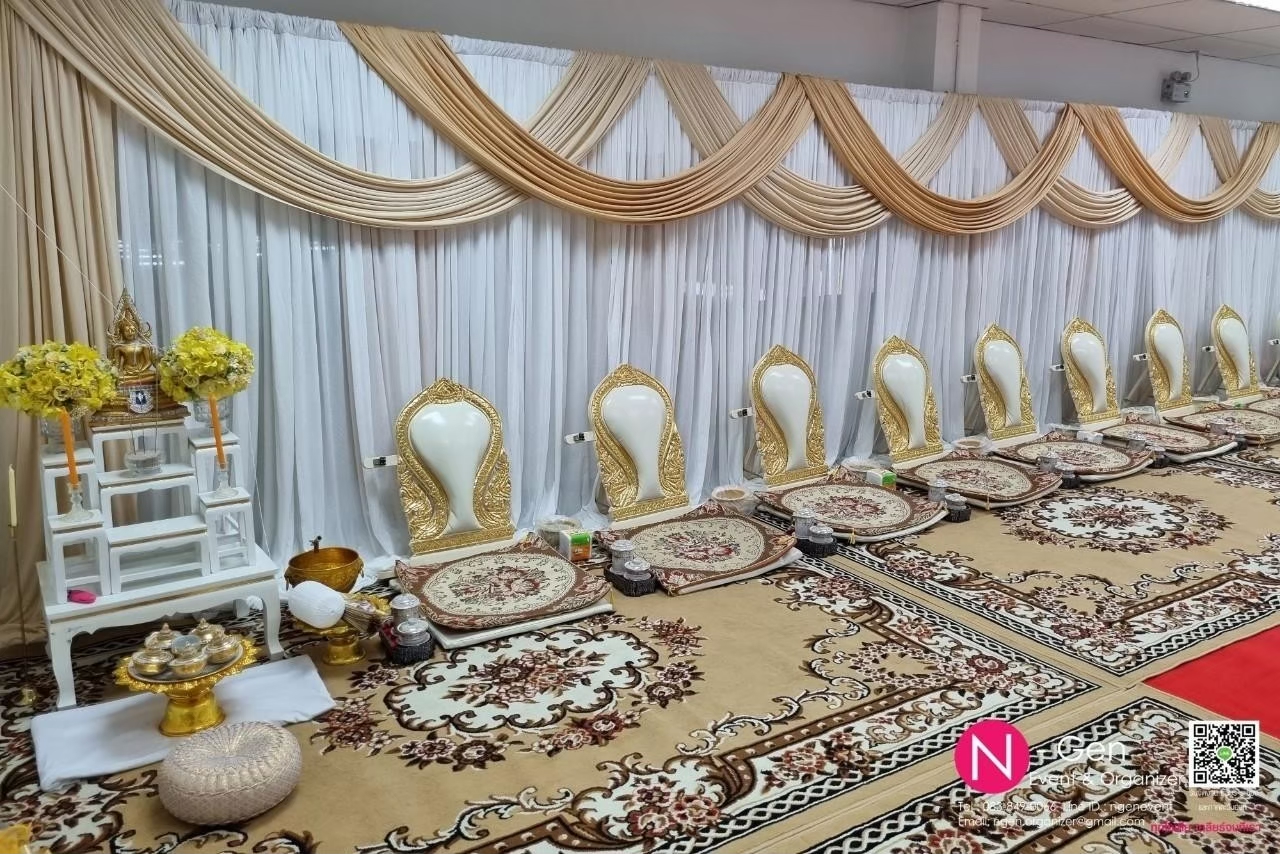รับจัดพิธีสงฆ์ งานทำบุญ ทำบุญเลี้ยงพระ ทำบุญขึ้นบ้านใหม่ ทำบุญเปิดบริษัท เช่าอุปกรณ์พิธีสงฆ์ ชลบุรี  พัทยา ระยอง รูปที่ 5