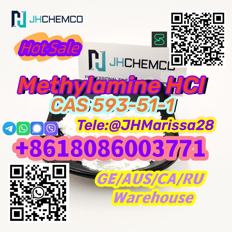 High Purity CAS 593-51-1 Methylamine hydrochloride   Whatsapp+8618086003771		 รูปที่ 1