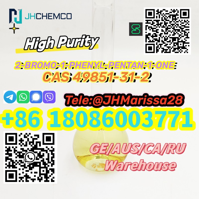 Fast&Safe Delivery CAS 49851-31-2 2-BROMO-1-PHENYL-PENTAN-1-ONE Threema: Y8F3Z5CH		 รูปที่ 1
