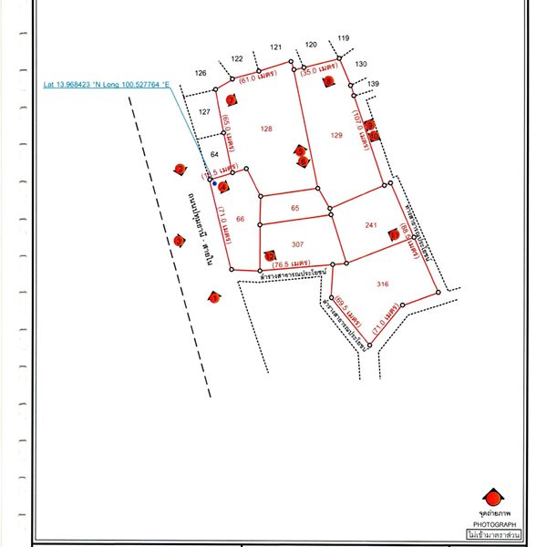 ขายที่ดิน เนื้อที่ 13-3-22 ตรว ต.บางขะแยง เมืองปทุมธานี ซ.พูลศรี ถ.ปทุมธานี-สายใน แยกบางคูวัด โทร.0956169196 รูปที่ 6