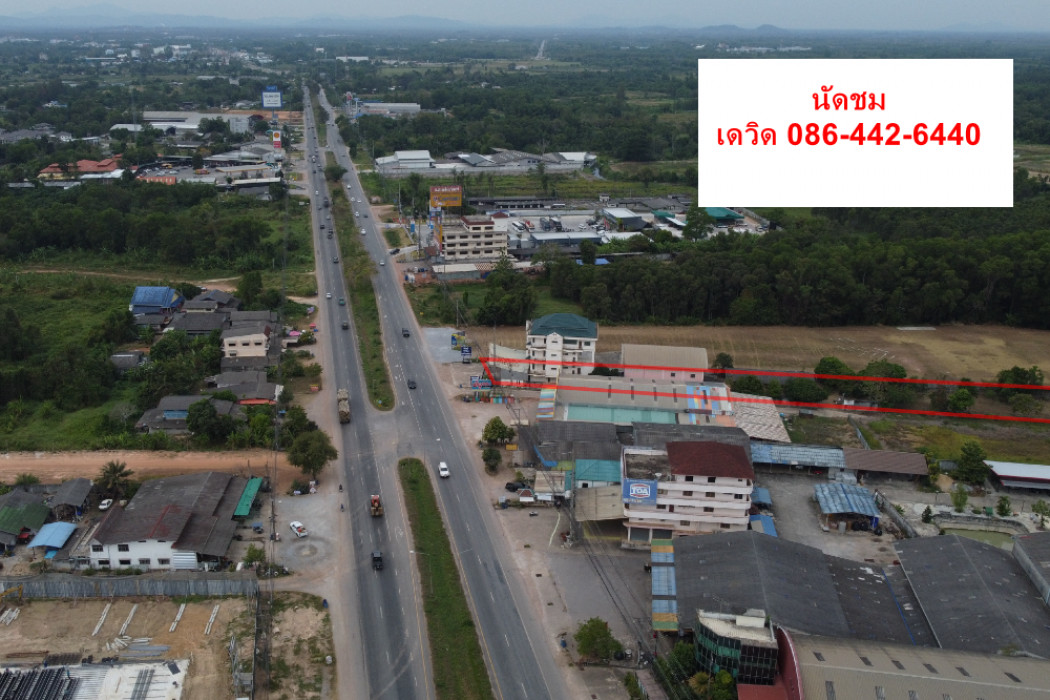 ขาย ทำเลดี! EEC ติดถนนสุขุมวิท จ.ระยอง อ.แกลง อาคารพาณิชย์4ชั้นพร้อมลิฟท์ + โกดัง2ชั้น +ห้องพักคนงาน ID-13525 รูปที่ 2