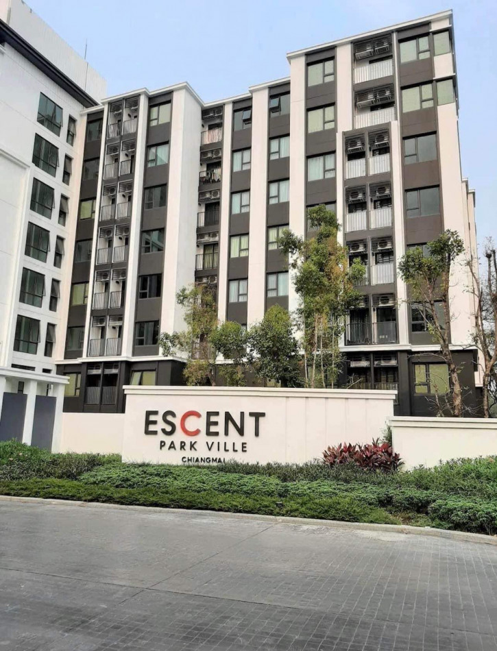 ให้เช่า คอนโด ห้องพร้อมเข้าอยู่ Escent Park Ville Chiangmai 28 ตรม. ใกล้ เซ็นทรัลเฟสติวัลเชียงใหม่ รูปที่ 1