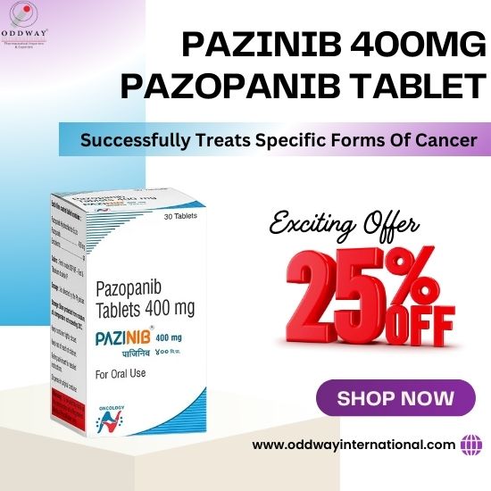 Pazinib 400mg Pazopanib แท็บเล็ต ส่วนลด 25% รูปที่ 1