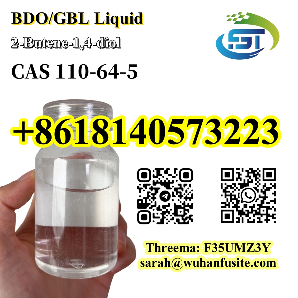 CAS 110-64-5 100% Safe Delivery BDO Liquid 2-Butene-1,4-diol in Stock รูปที่ 1