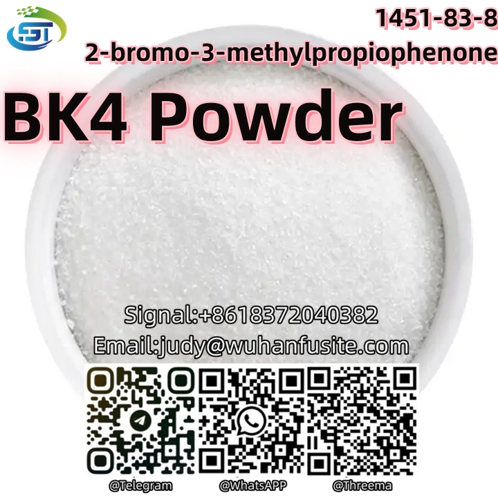 Fast Delivery Bk4 Crystal Powder 2-bromo-3-methylpropiophenone CAS 1451-83-8 with High Purity รูปที่ 1