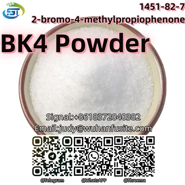 Fast Delivery Bk4 Crystal Powder 2-bromo-4-methylpropiophenone CAS 1451-82-7 with High Purity รูปที่ 1
