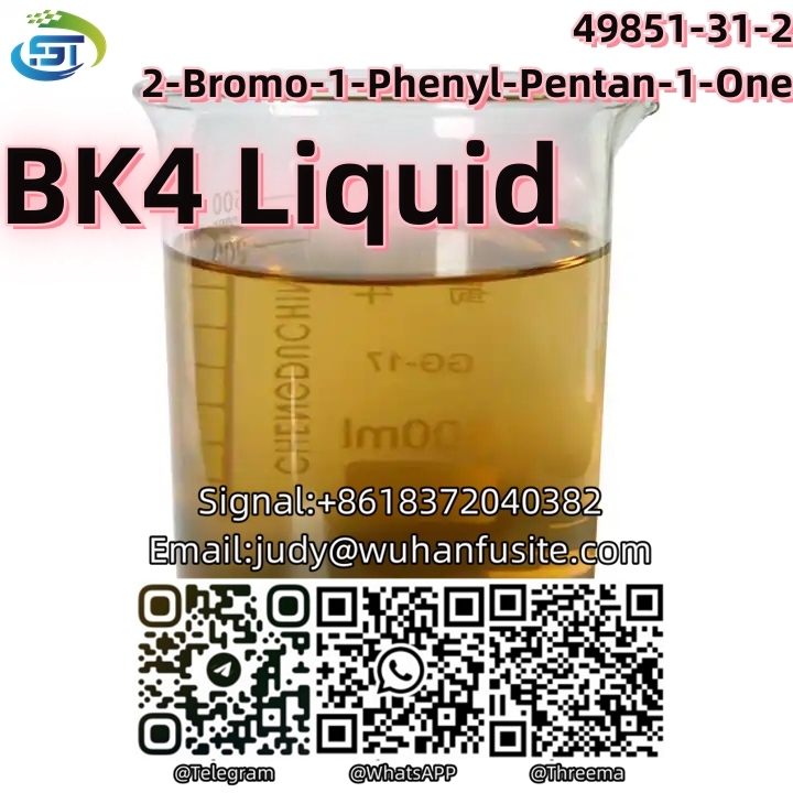 Fast Delivery BK4 Liquid 2-Bromo-1-Phenyl-Pentan-1-One CAS 49851-31-2 with High Purity รูปที่ 1