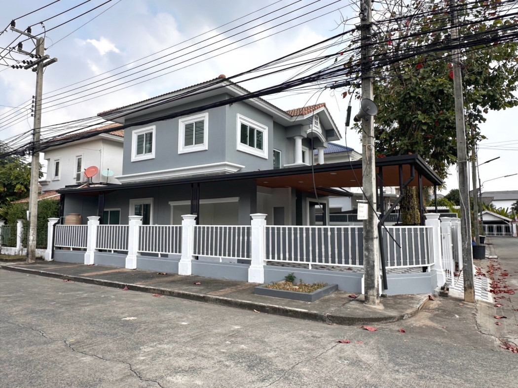 ขาย บ้านเดี่ยว หลังมุมถนนเมน พฤกษาวิลเลจ 1 ลำลูกกา คลอง 6 180 ตรม. 51.6 ตร.วา รีโนเวทพร้อมอยู่ รูปที่ 2