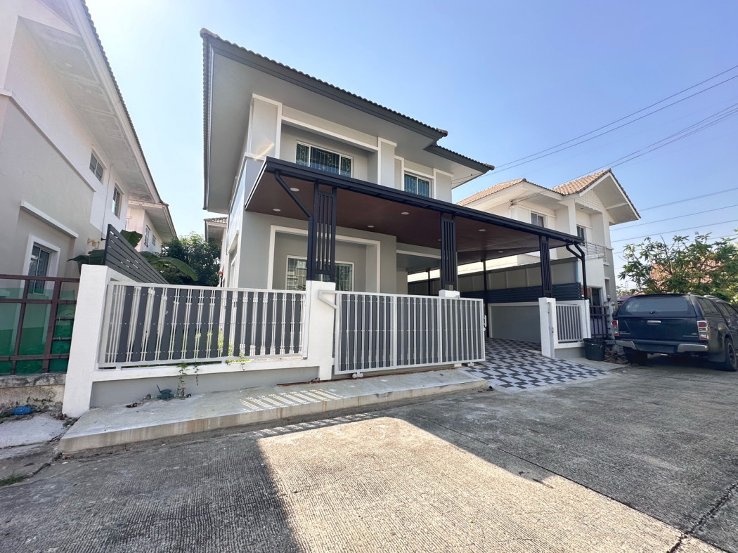 ขาย บ้านแฝด รีโนเวทใหม่ พร้อมอยู่ บ้านบุรีรมย์ รังสิต-คลอง 4 130 ตรม. 36.6 ตร.วา ฟรีโอน รูปที่ 2