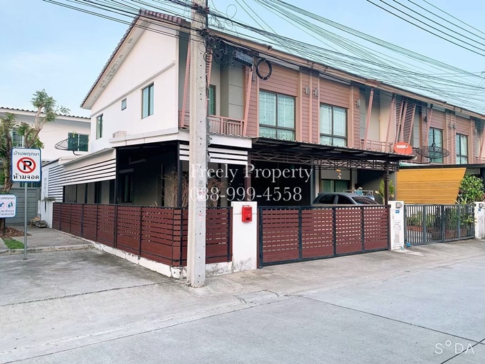 Agent Post ให้เช่าบ้านสวย บ้านพฤกษา ลาดกระบัง สุวรรณภูมิ ต่อเติมโรงจอดรถ พร้อมอยู่  แปลงมุม รูปที่ 1