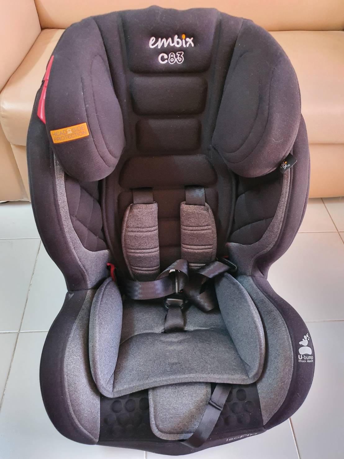 คาร์ซีท EMBIX รุ่น C83 อายุ 9เดือน-6 ปี ระบบ ISOFIX มือสอง เหมือนใหม่ งดจัดส่งมารับเองนะคะ รูปที่ 1