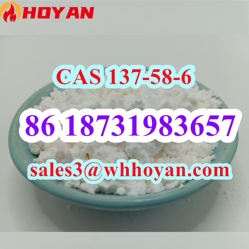 CAS 137-58-6 Lidocaine white powder High Purity รูปที่ 1