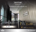 ขายห้องน่าลงทุนห้องตกแต่งสวย เฟอร์ครบ หิ้วกระเป๋าเข้ามาอยู่ได้เลย Rhythm Sukhumvit 44-1