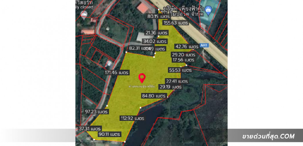 ขาย ที่ดิน ขายที่ดิน 30 ไร่ 2 งาน 51 ตร.ว. ติด ถ.สุวรรณศร ใกล้ ตลาดนัดปิงพลาซ่า (ปราจีนฯ) 30 ไร่ 2 งาน 51 ตร.วา รูปที่ 2