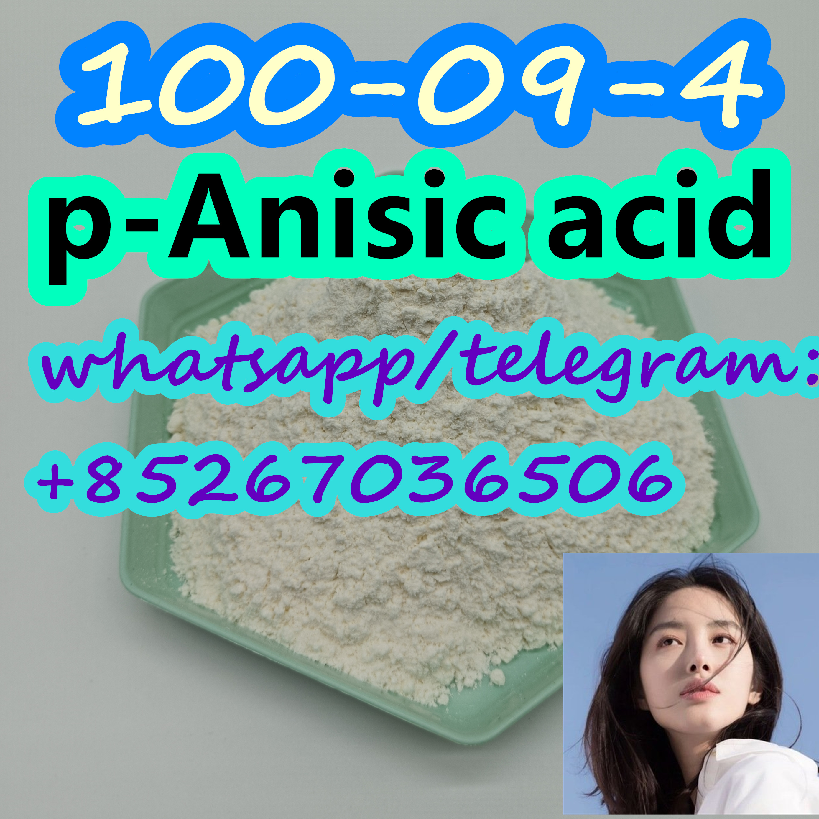 Hot Sale  100-09-4 p-Anisic acid รูปที่ 1
