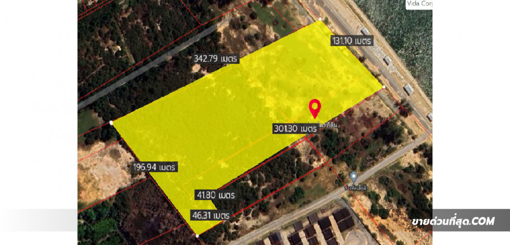 ขาย ที่ดิน ขายที่ดิน 34 ไร่ 1 งาน 87 ตร.ว. ติดทะเล (หาดแก้ว) จ.สงขลา รูปที่ 2