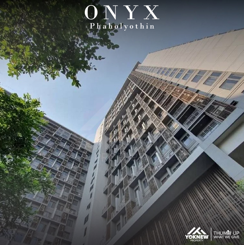 เช่า Onyx Phaholyothin ห้องสวย เพดานสูง 2.65 เมตร เฟอร์นิเจอร์ครบพร้อมย้ายเข้าอยู่ รูปที่ 1