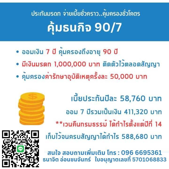 ประกันชีวิต ประกันสุขภาพ ประกันเงินออม ประกันอุบัติเหตุ และประกันอื่นๆจากบริษัทไทยประกันชีวิต  ตัวแทนบริษัทโดยตรง รูปที่ 5