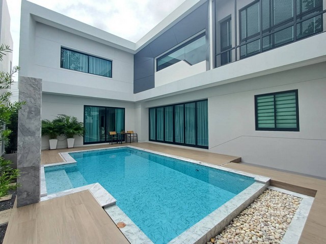 For Rent : Kohkaew, Modern style private pool villa, 4 Bedrooms 4 Bathrooms รูปที่ 1