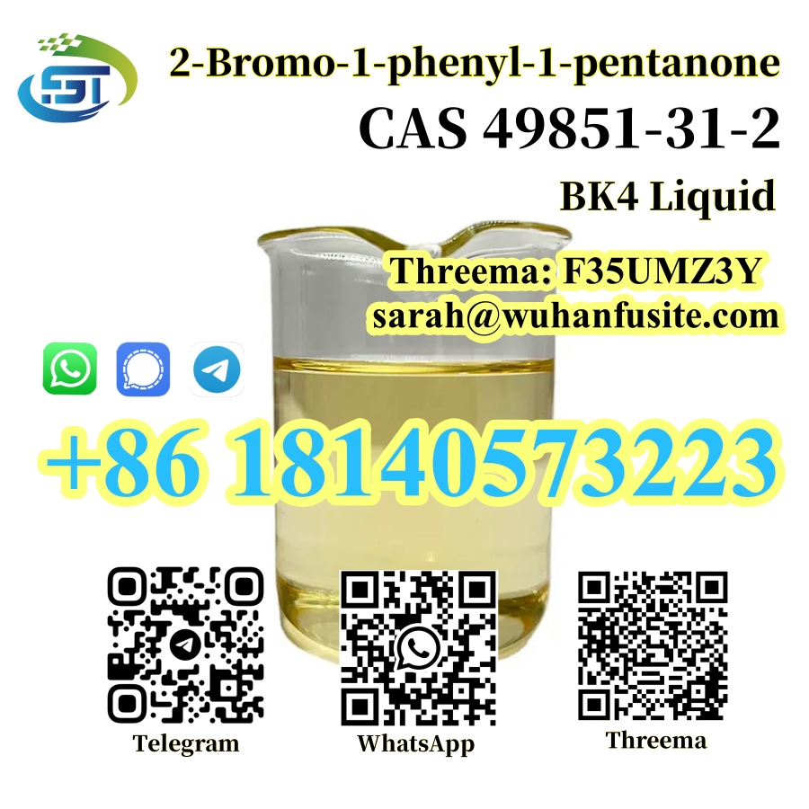 BK4 Liquid CAS 49851-31-2 2-Bromo-1-phenyl-1-pentanone With High Purity รูปที่ 1