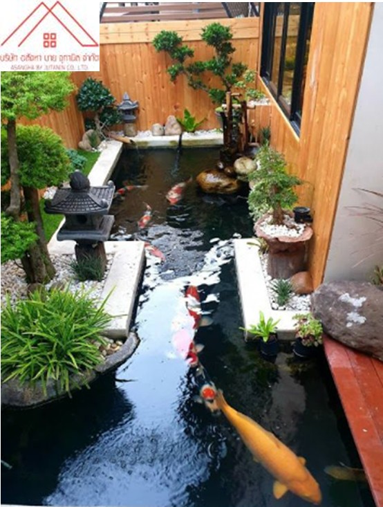 งานปรับฮวงจุ้ย สร้างบ่อน้ำ จัดสวนขนาดเล็กหน้าบ้าน>0921936426 รูปที่ 1