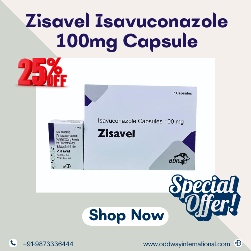 Zisavel Isavuconazole 100 มก. แคปซูล 25% รูปที่ 1