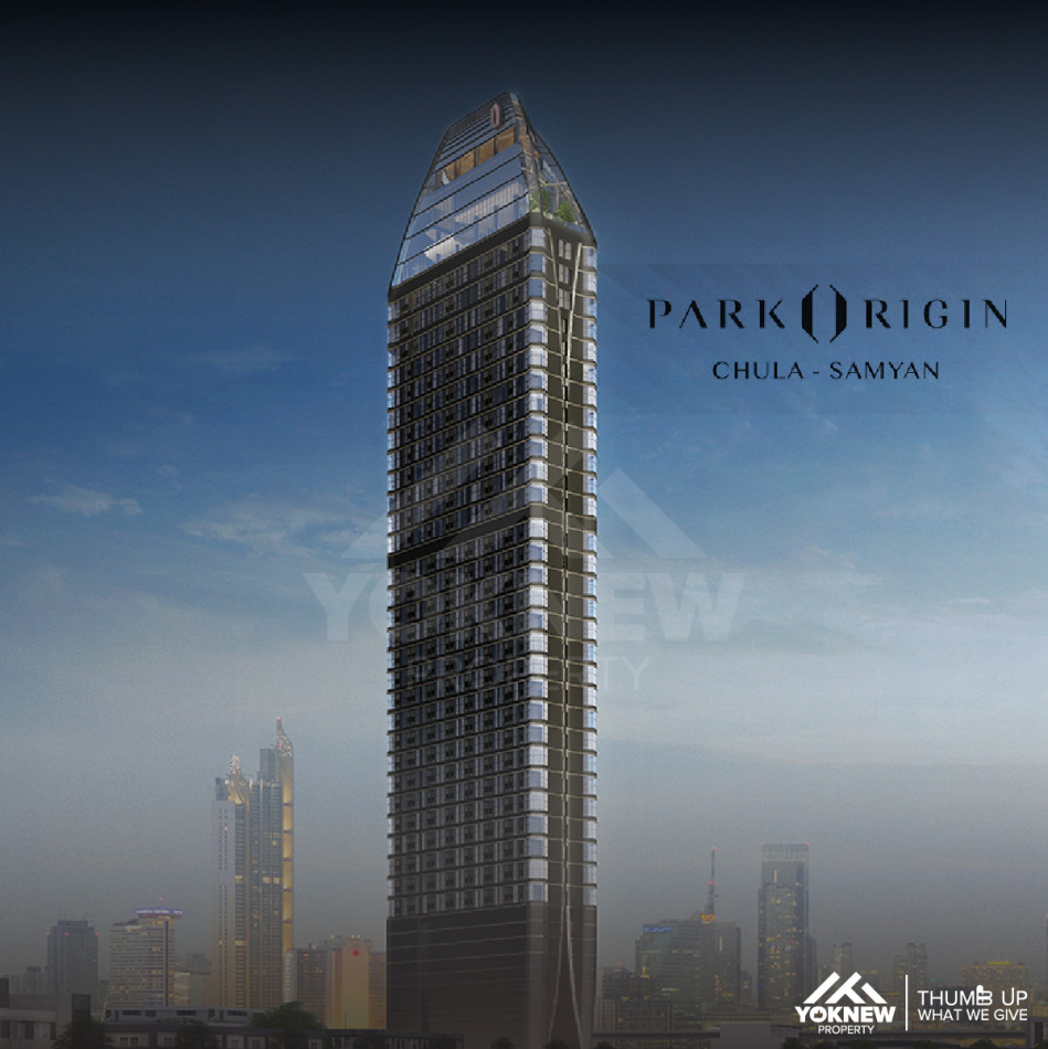 ว่างให้เช่าห้อง Size 34 SQ.M ชั้นสูงวิวสวยพร้อมเข้าอยู่ Park Origin Chula-Sam Yan รูปที่ 1