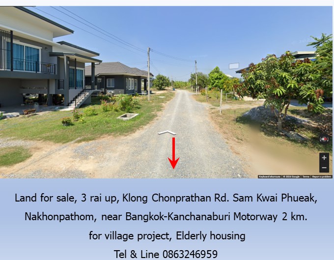 ขายที่ดินถมแล้ว 3 ไร่กว่า ถ.เลียบคลองชลประทาน ต.สามควายเผือก นครปฐม เหมาะทำหมู่บ้าน บ้านพักผู้สูงอายุ ใกล้ทางด่วน กท.-กาญจนบุรี 2 กม.  รูปที่ 7