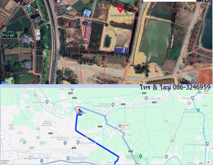 ขายที่ดินถมแล้ว 3 ไร่กว่า ถ.เลียบคลองชลประทาน ต.สามควายเผือก นครปฐม เหมาะทำหมู่บ้าน บ้านพักผู้สูงอายุ ใกล้ทางด่วน กท.-กาญจนบุรี 2 กม.  รูปที่ 5