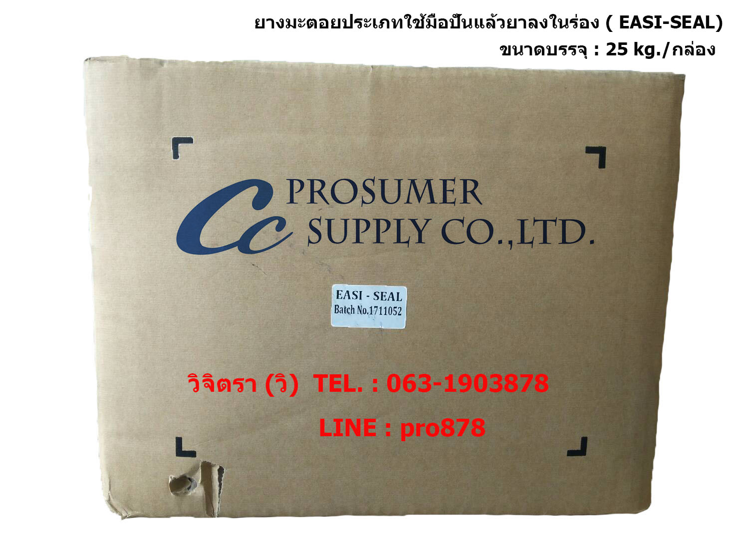 ยางมะตอยแบบปั้น  ( EASI-SEAL) รูปที่ 3