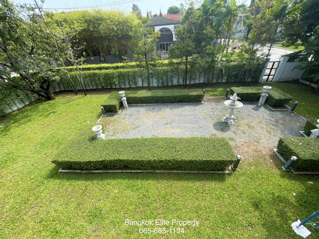 ให้เช่า บ้านเดี่ยว ปัญญา พัฒนาการ 30 สวนขนาดใหญ่ 4 ห้องนอน แปลงมุม ใกล้ Club house รูปที่ 2