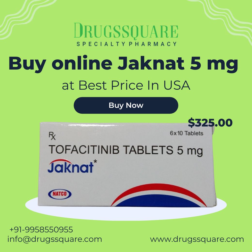 Buy online Jaknat 5 mg or Tofacitinib Tablet at Best Price In USA รูปที่ 1