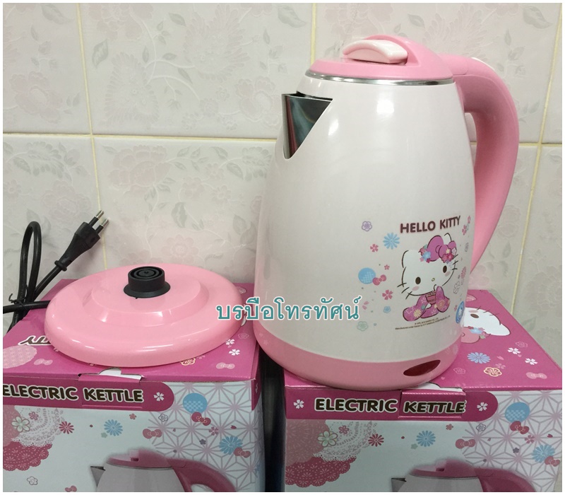 กาต้มน้ำไฟฟ้า HELLO KITTY-185 กระติกน้ำร้อนไฟฟ้า- รูปที่ 2
