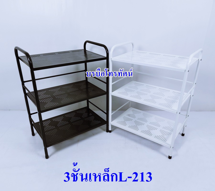 ชั้นเหล็ก ชั้นวางของ ชั้นโชว์ ชั้นขายของ ชั้นวางของในครัว- รูปที่ 2