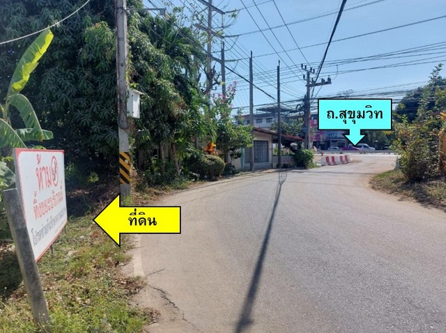 ขายที่ดินศรีราชา ใกล้ถนนสุขุมวิท 3-2-14.5 ไร่ เหมาะสำหรับพัฒนาโครงการที่อยู่อาศัย, โรงแรม, รีสอร์ต ฯลฯ รูปที่ 1